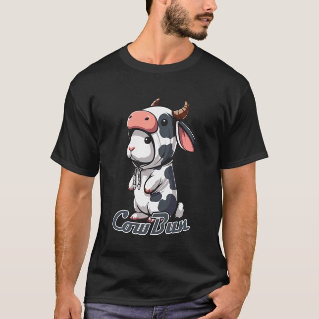 T-shirt Ferme de vaches de lapins de bovins (Devant)