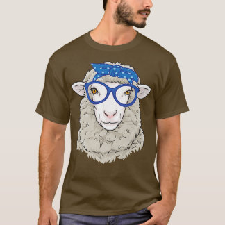 T-shirt Ferme d'élevage de moutons mignons