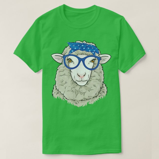 T-shirt Ferme d'élevage de moutons mignons (Design devant)