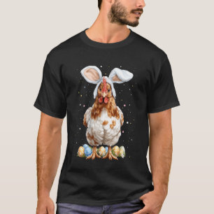 T-shirt Ferme d'éleveur de poulets Coq de Pâques Lapin Œuf