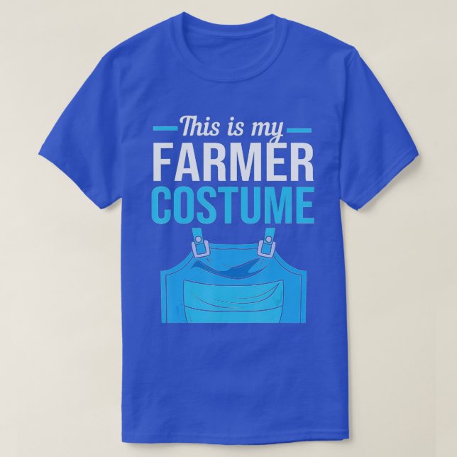 T-shirt Ferme D'Halloween C'Est Mon Costume D'Agriculteur (Design devant)