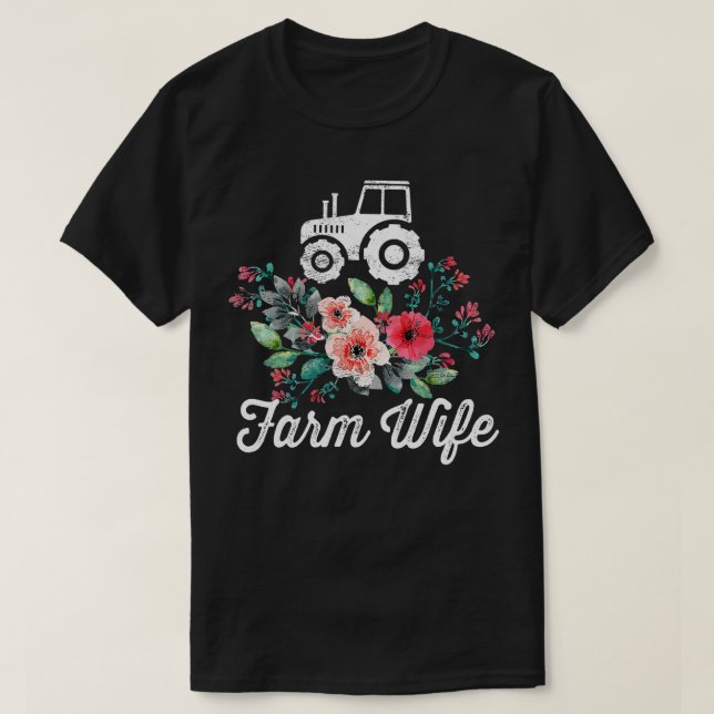 T-shirt Ferme Femme Agricultrice Femme Cadeaux Agricole Tr (Design devant)