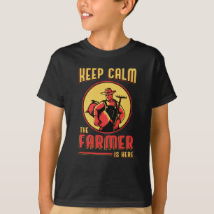 T-shirt Ferme Garder Calme Agriculteur Tracteur agricole D