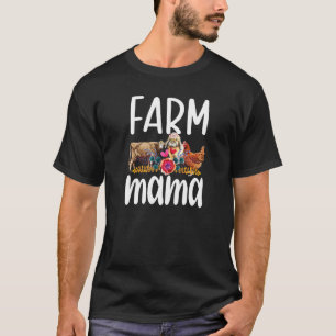 T-shirt Ferme Mama Fier Ferme Mère Propriétaire de la ferm
