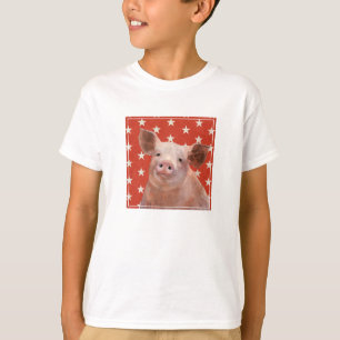 T-shirt Ferme patriotique - porc