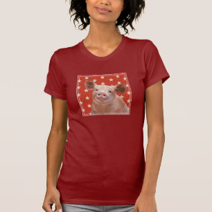 T-shirt Ferme patriotique - porc