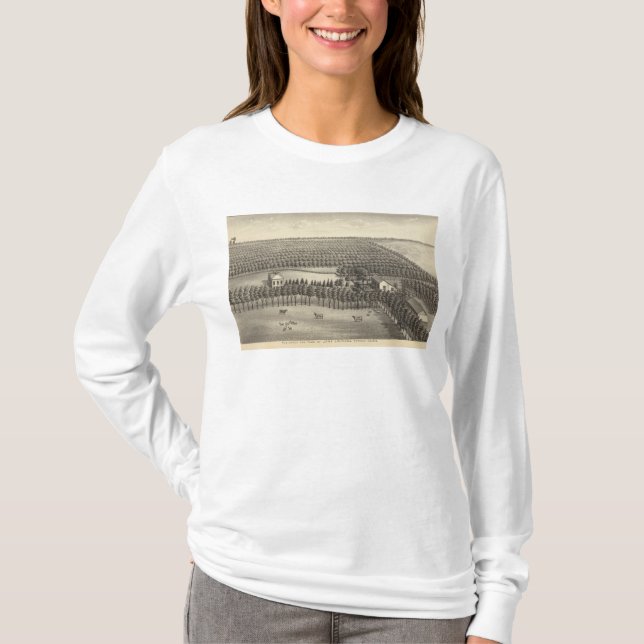 T-shirt Ferme sans amour, Nébraska (Devant)