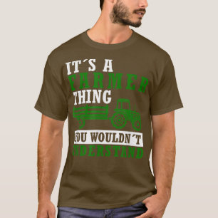 T-shirt Ferme Slogan agricole Citation Tracteur Famille Re