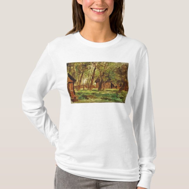 T-shirt Ferme sous des arbres (Devant)