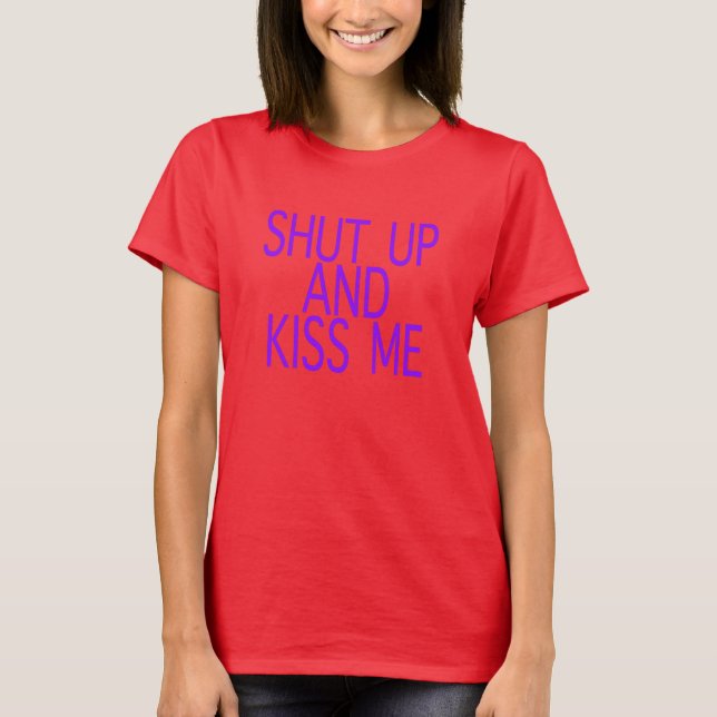T-SHIRT FERME-TOI ET M'ENFER (Devant)