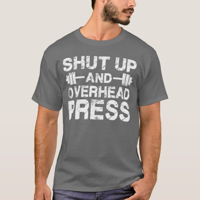T-shirt Fermer et appuyer sur le dessus (Devant)