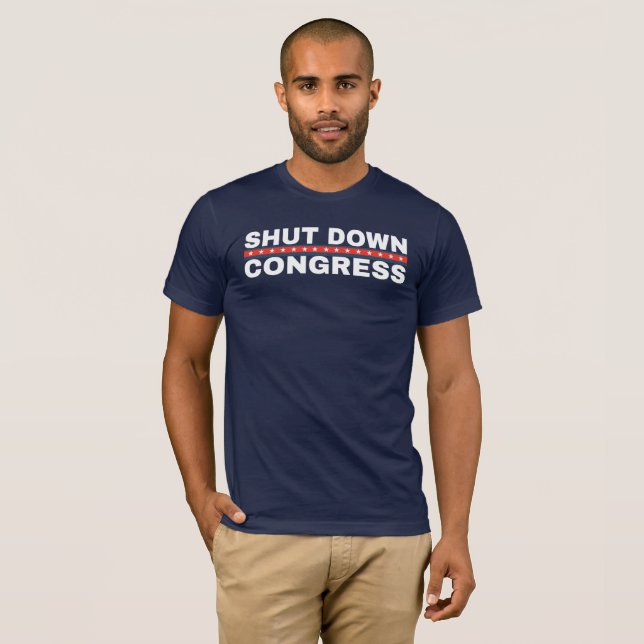 T-shirt Fermer le Congrès (Devant entier)