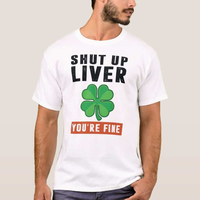 T-shirt Fermer le foie (Devant)