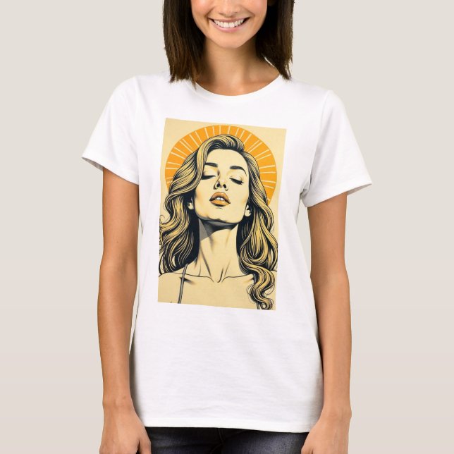 T-shirt Fermer les yeux  (Devant)