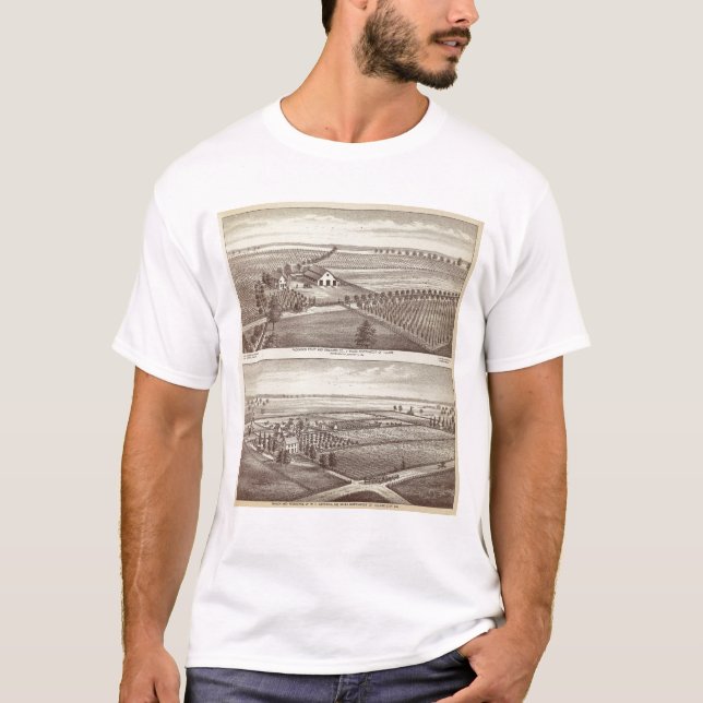 T-shirt Fermes de Tulare (Devant)