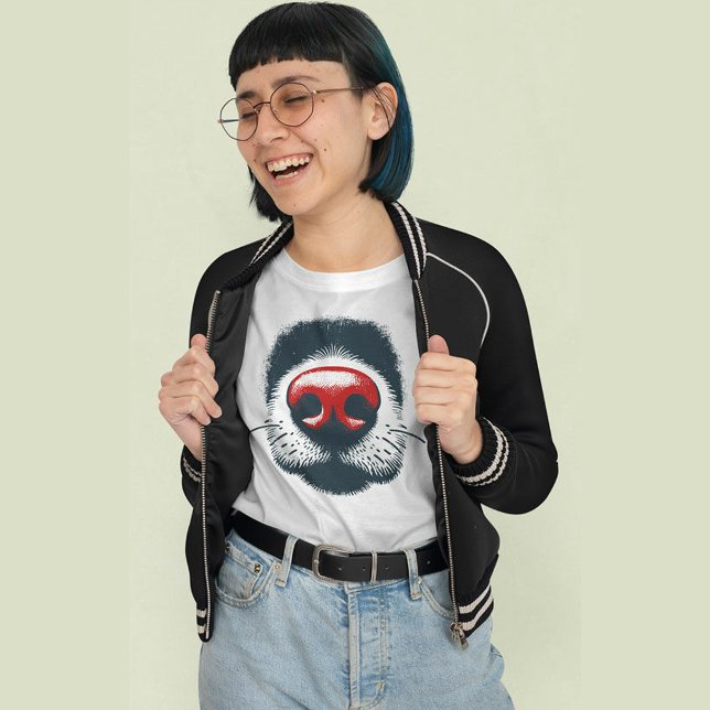 T-SHIRT FERMETURE DU NEZ DE CHIEN (Créateur téléchargé)