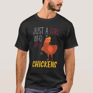 T-shirt Fermeuse Animale Femmes Filles Juste Une Fille Qui