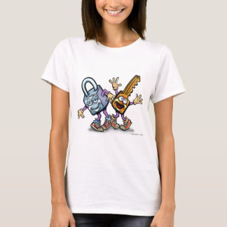 T-shirt Fermez à clef la clé de n