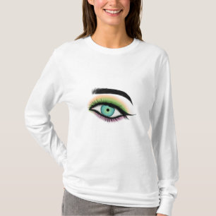 T-shirt Fermez-vous d'un oeil vert