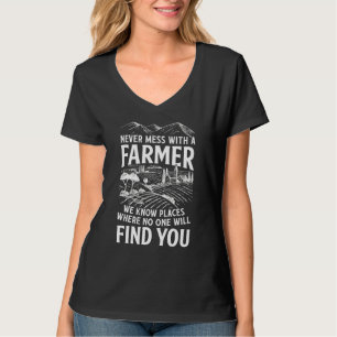 T-shirt Fermier Agriculture Amusante Agriculture Tracteur
