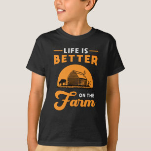 T-shirt Fermier Agriculture Poulet Agriculture Charme Drôl
