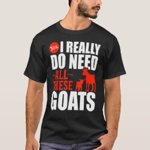 T-shirt Fermier Animaux Chèvre d'élevage Chèvre
