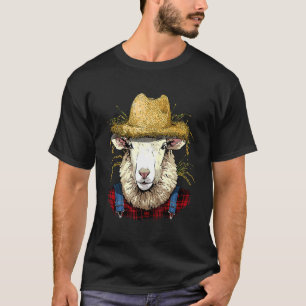 T-shirt Fermier d'agneau à mouton Agriculture Rancher Ferm