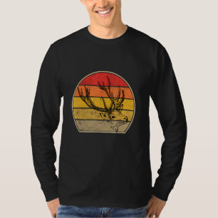 T-shirt Fermier de cerfs Retro Forêt Vintage Animal