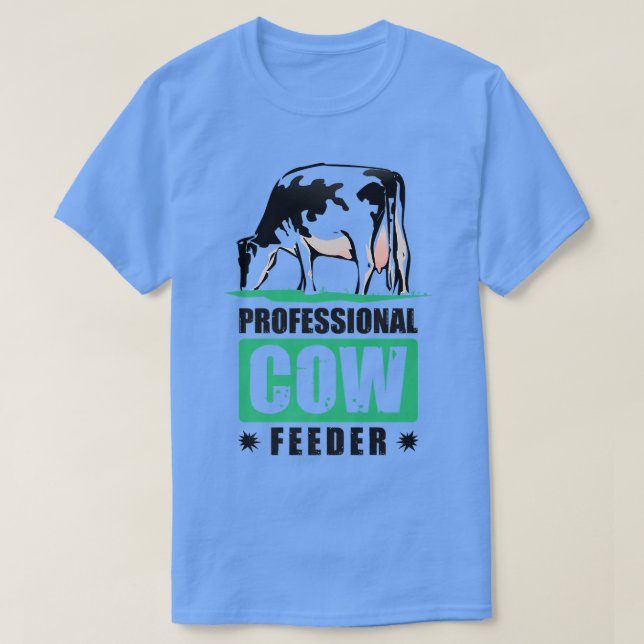 T-shirt Fermier de Cow Feeder  (Design devant)