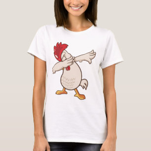 T-shirt Fermier de Dabbing de poulet Danse Dab