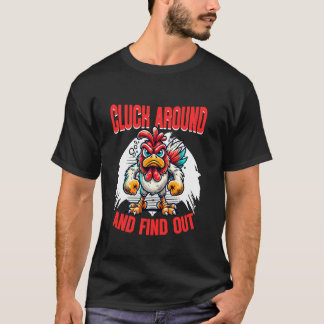 T-shirt Fermier de poulets qui caquette autour Elevage d'a