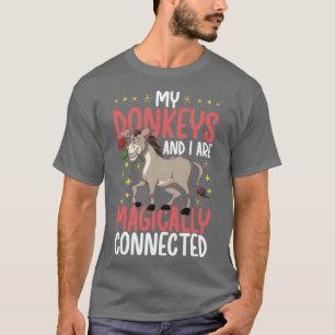 T-shirt Fermier Drôle Agriculture Agricole Animal âne