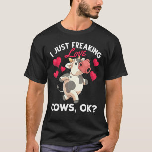 T-shirt Fermier drôle Coeurs Amoureux des animaux de ferme
