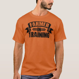 T-shirt Fermier En Formation Agricole Tracteur Agriculture