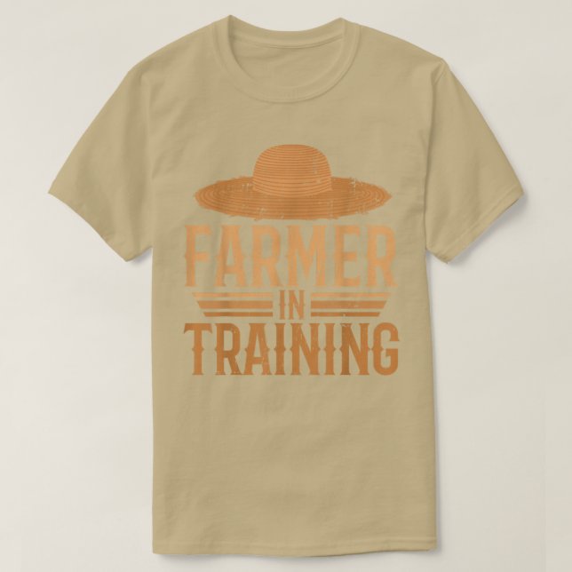 T-shirt Fermier en formation Planteur agricole Grange Ranc (Design devant)