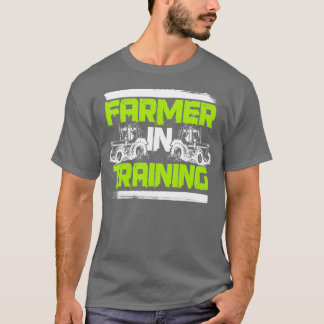 T-shirt Fermier En Formation Rancher Amusant Agriculture