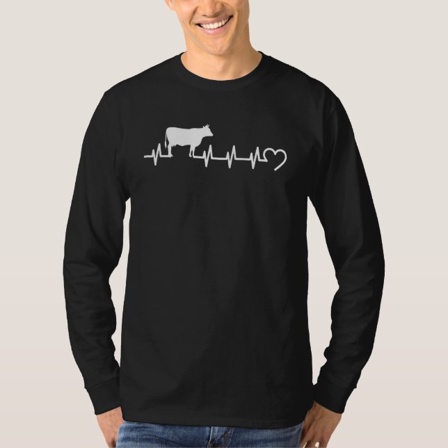 T-shirt Fermier J'aime ma vache comique Rancher Fierté Coe (Devant)