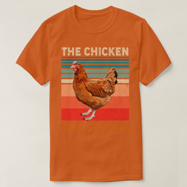 T-shirt Fermier Le Poulet Whisperer Rétro Agriculture Vint (Design devant)