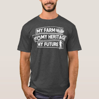 T-shirt Fermier Ma ferme Mon patrimoine Mon avenir