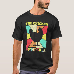 T-shirt Fermier Rétro Chuchoteur de Poulets - Amoureux de 