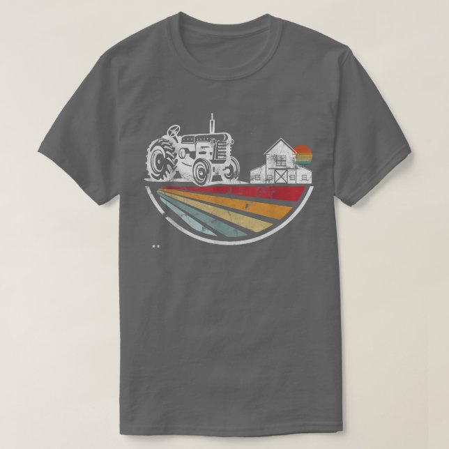 T-shirt fermier tracteur trekking (Design devant)