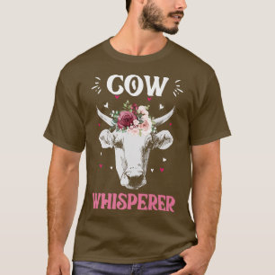 T-shirt Fermier Vache Whisperer Agriculture