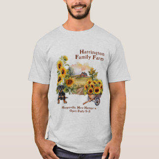 T-shirt Fermiers de tournesol Tee sur mesure