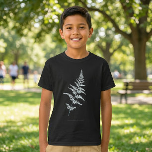 T-shirt Fern - Gymnogramma Sulphurée - Effet de rayons X -