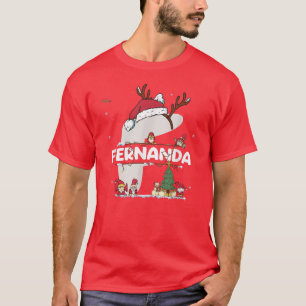 T-shirt Fernanda Christmas Shirt w Fernanda Name for funny