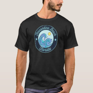 T-shirt Fernandina Beach Fl Florida Souvenir Surf nautique