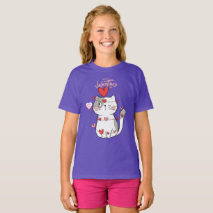 T-shirt Ferr Hugs Cat Valentine Chemise