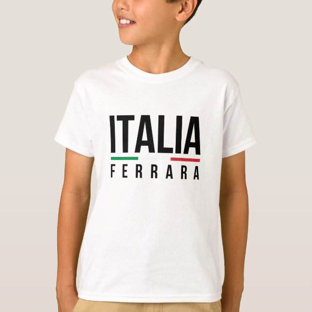 T-shirt Ferrare Italie (Devant)