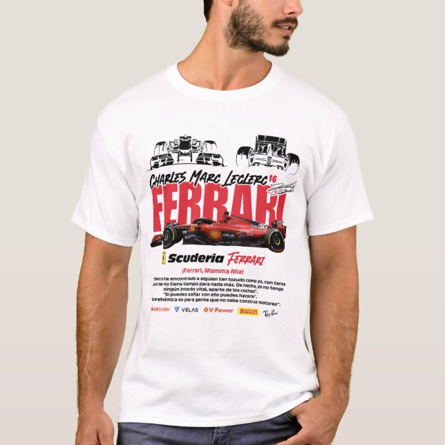 T-shirt Ferrari (Devant)