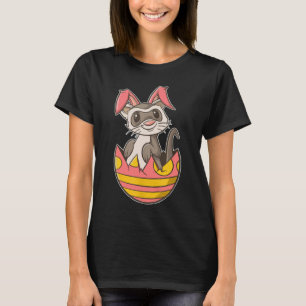 T-shirt Ferret Bunny Pâques Pour Garçons Filles & Adultes